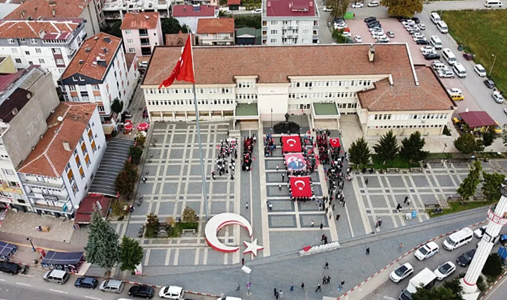Samsun 19 Mayıs ilçesinde Cumhuriyet Yürüyüşü gerçekleştirildi