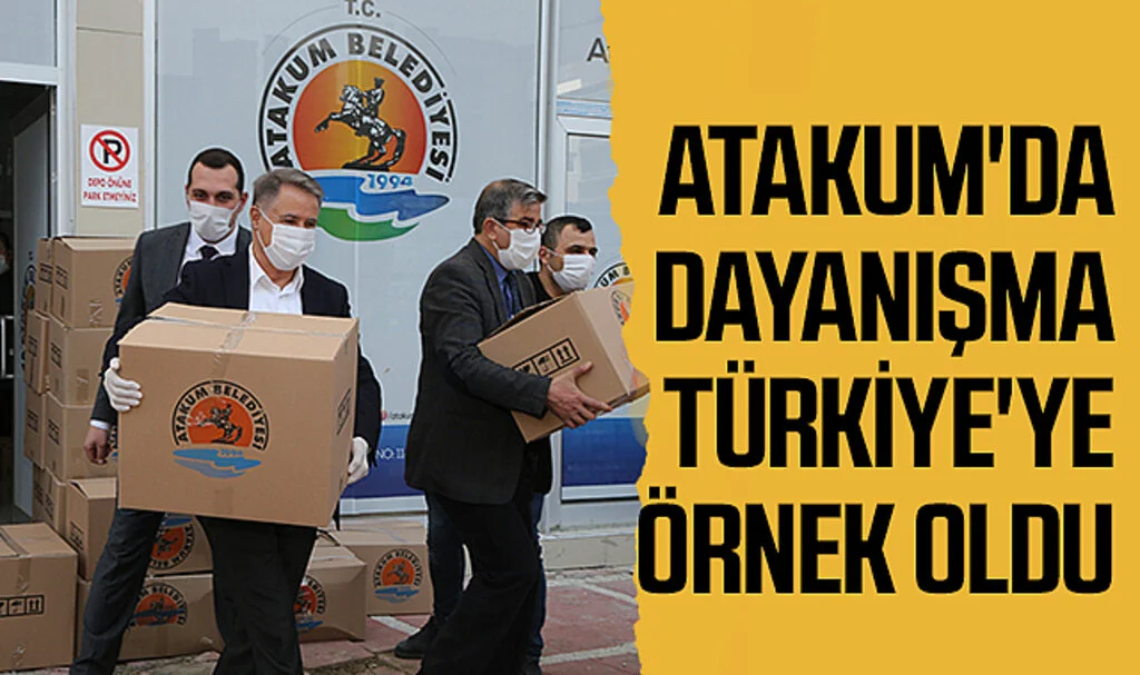Samsun Atakum'da Dayanışma Türkiye'ye Örnek Oldu