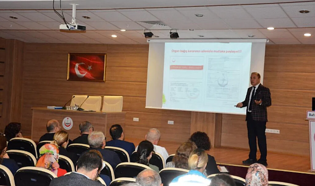 Samsun Bafra'da organ bağışı ve organ nakli farkındalık toplantısı