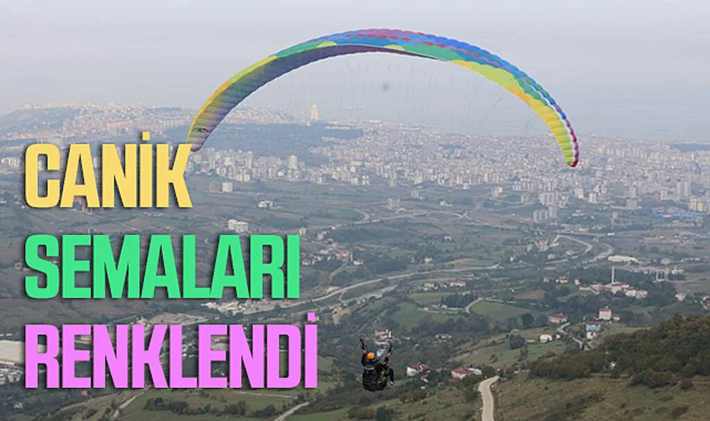 Samsun Canik Semaları Renklendi
