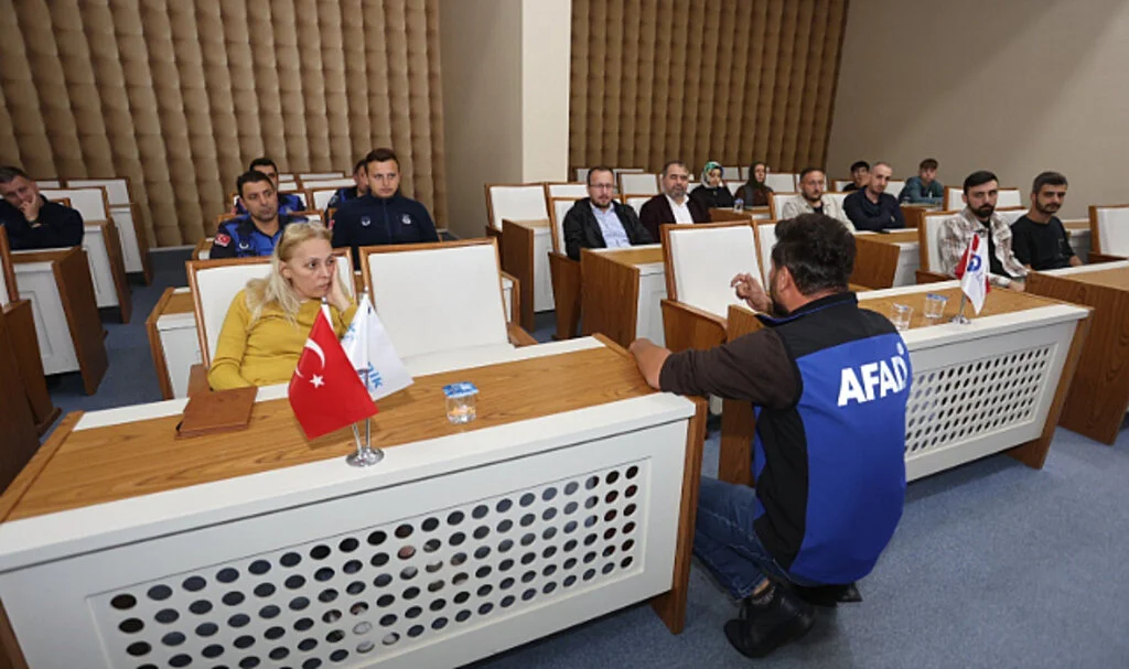 Samsun Canik'te Deprem Tatbikatı