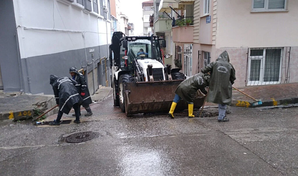 Samsun Canik’te Sağanak Teyakkuzu 