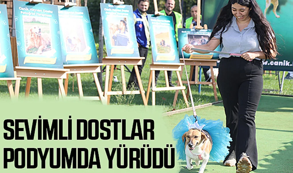 Samsun Canik'te Sevimli Dostlar Podyumda Yürüdü