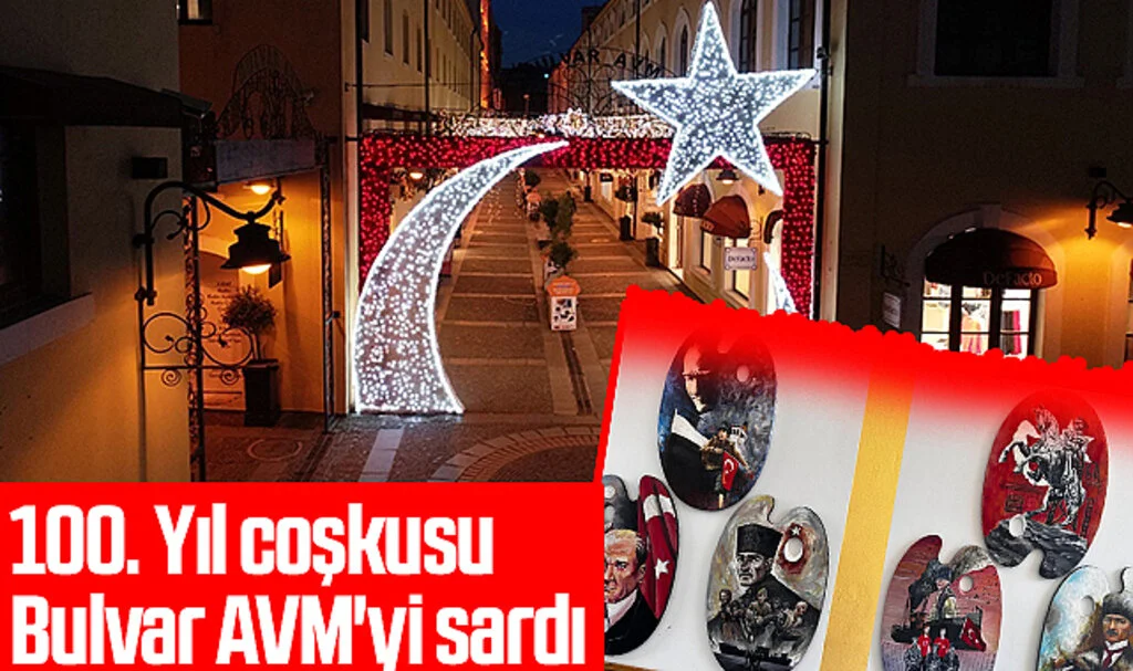 Samsun'da 100. Yıl coşkusu Bulvar AVM'yi sardı 