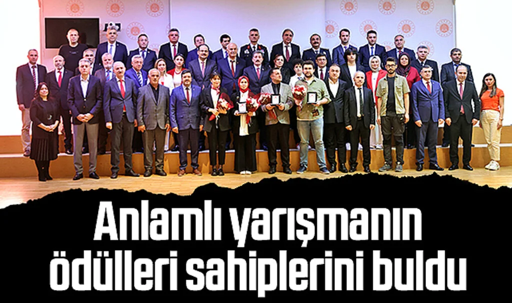 Samsun'da Anlamlı yarışmanın ödülleri sahiplerini buldu 
