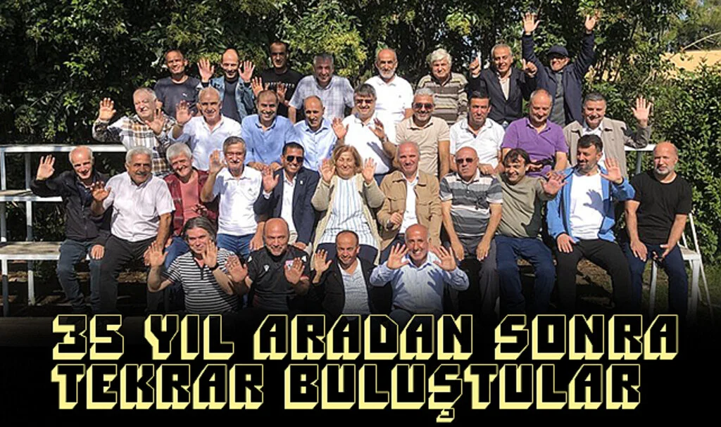 Samsun'da Annelik Yaptığı Yuva Çocuklarıyla 35 Yıl Sonra Buluştu