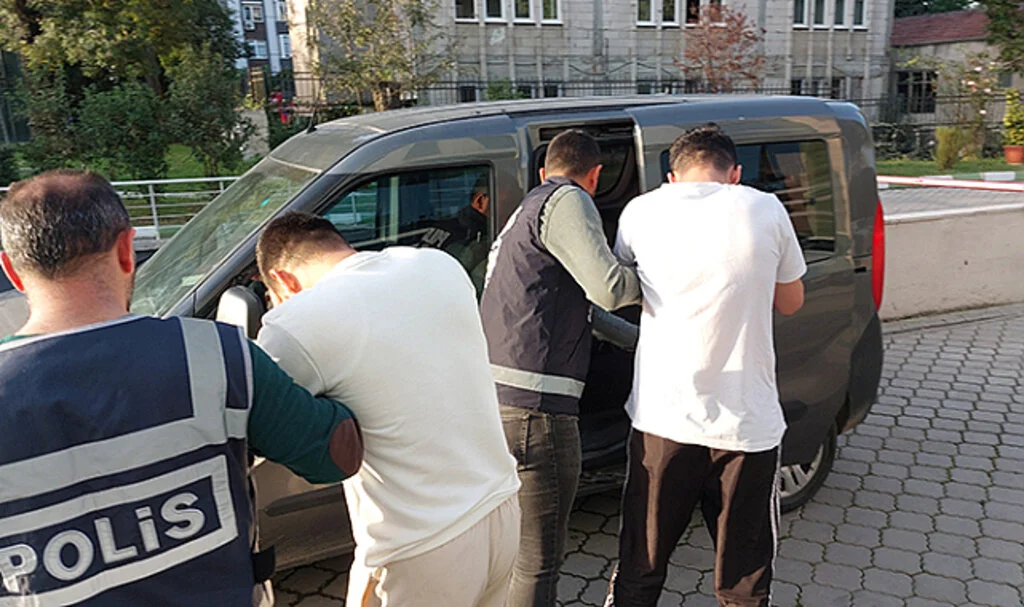 Samsun'da Gaspçılar cezaevinde 