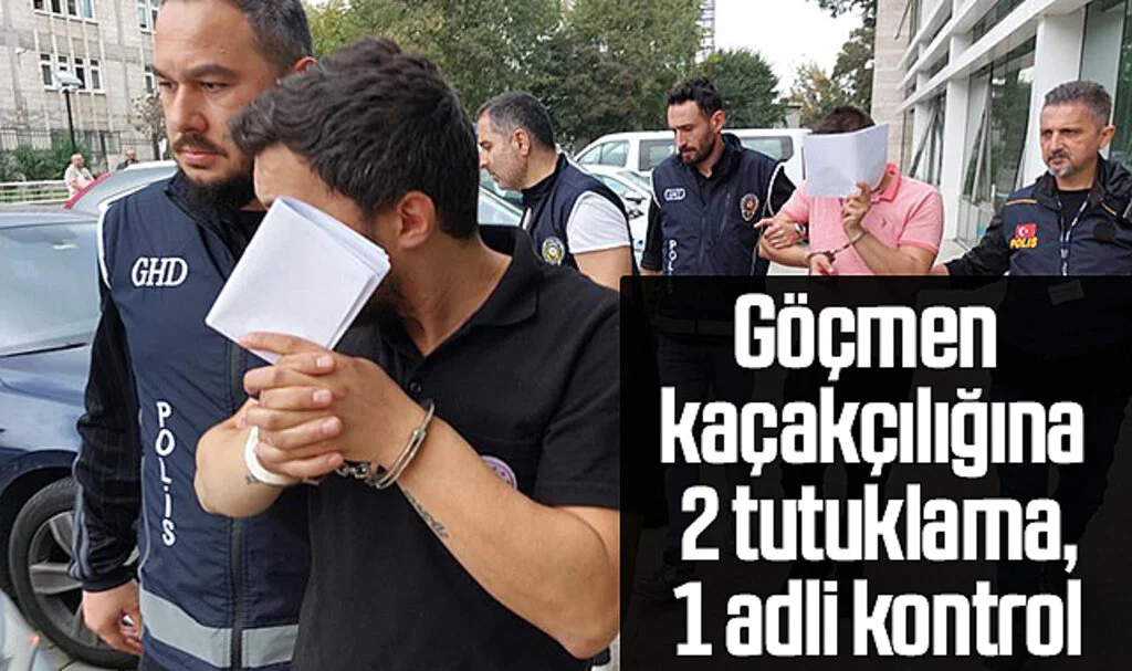 Samsun'da Göçmen kaçakçılığına 2 tutuklama, 1 adli kontrol