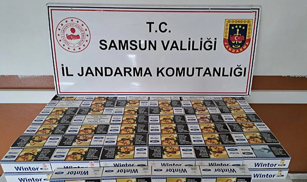 Samsun'da kaçak sigara operasyonlarında 2 zanlı yakalandı