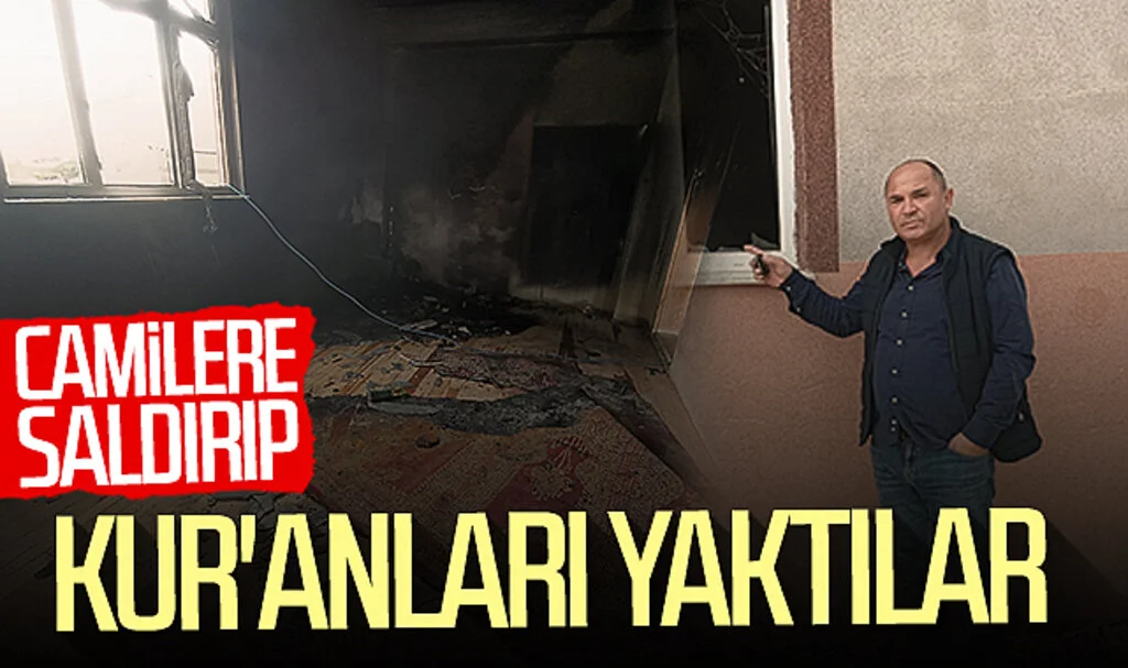 Samsun'da Kur'anları yakıp üç camiyi kundakladılar 