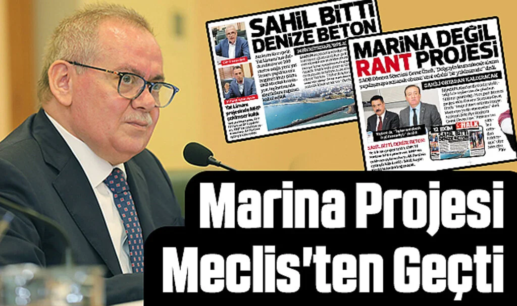 Samsun'da Marina Projesi Meclis'ten Geçti