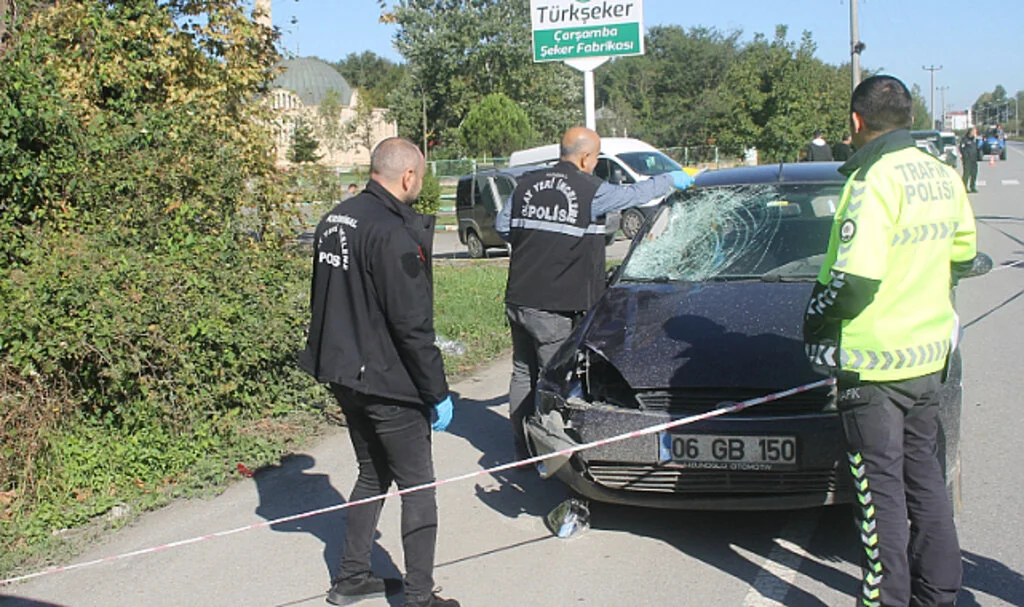 Samsun'da Otomobilin Çarptığı Kadın Yaşamını Yitirdi