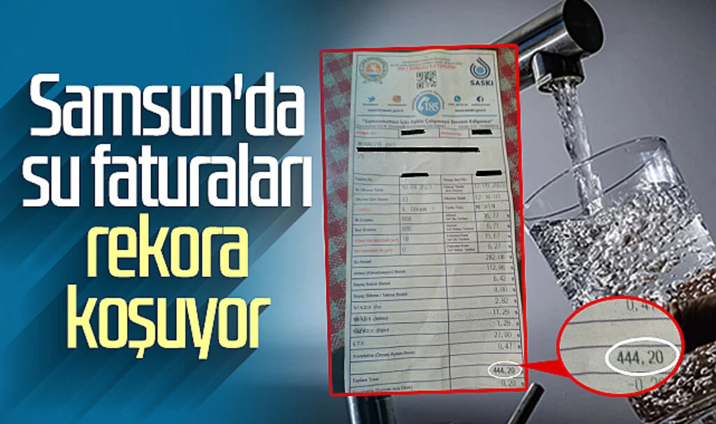 Samsun'da su faturaları rekora koşuyor
