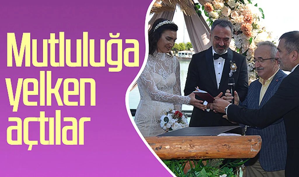 Samsun'da Tolga Şahin ve Arife Karakoç mutluluğa yelken açtı 