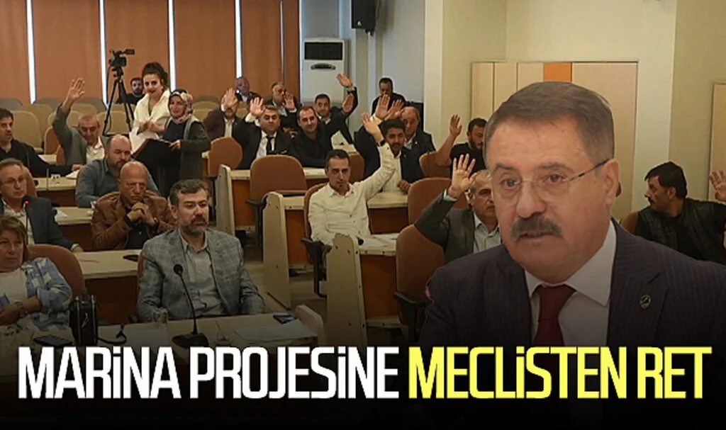 Samsun'daki marina projesine Atakum Meclisi'nden ret kararı