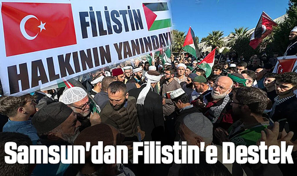 Samsun'dan Filistin'e Destek