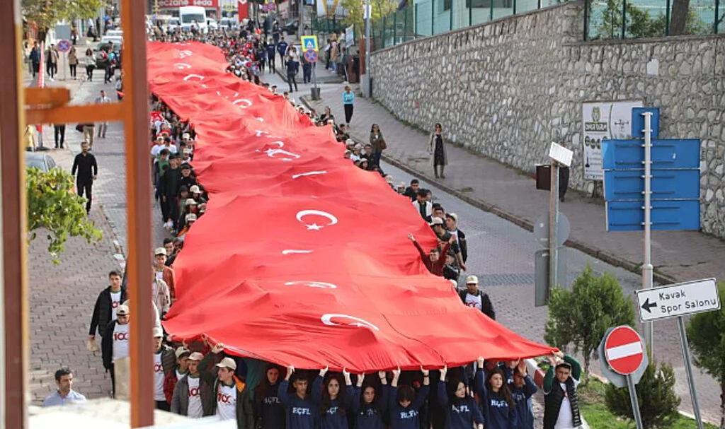 Samsun Kavak’ta Ata Yürüyüşü