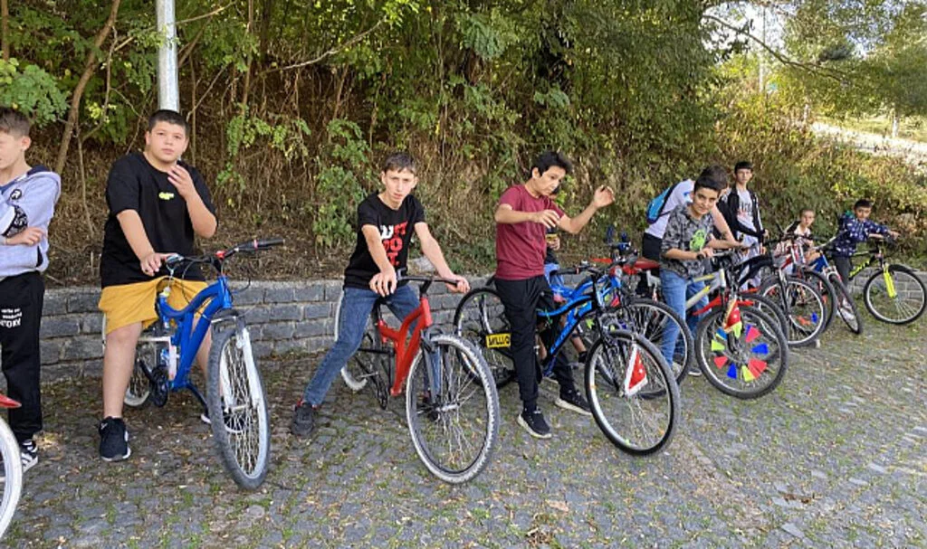 Samsun Kavak'ta Gençlere Bisiklet Etkinliği