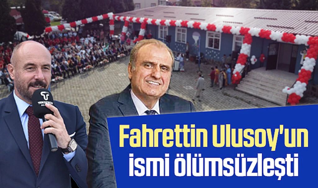 Samsun Tekkeköy'de Fahrettin Ulusoy'un ismi ölümsüzleşti 