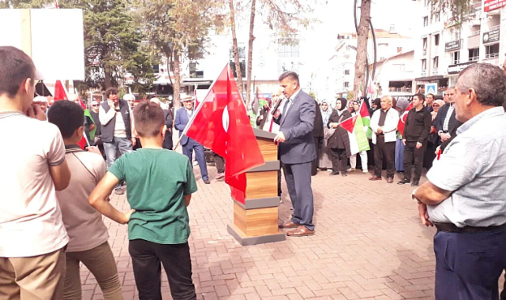 Samsun Terme'den Filistin'e destek 