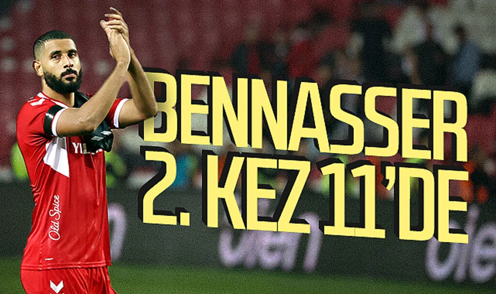 Samsunspor’da Bennasser ikinci kez ilk 11’de