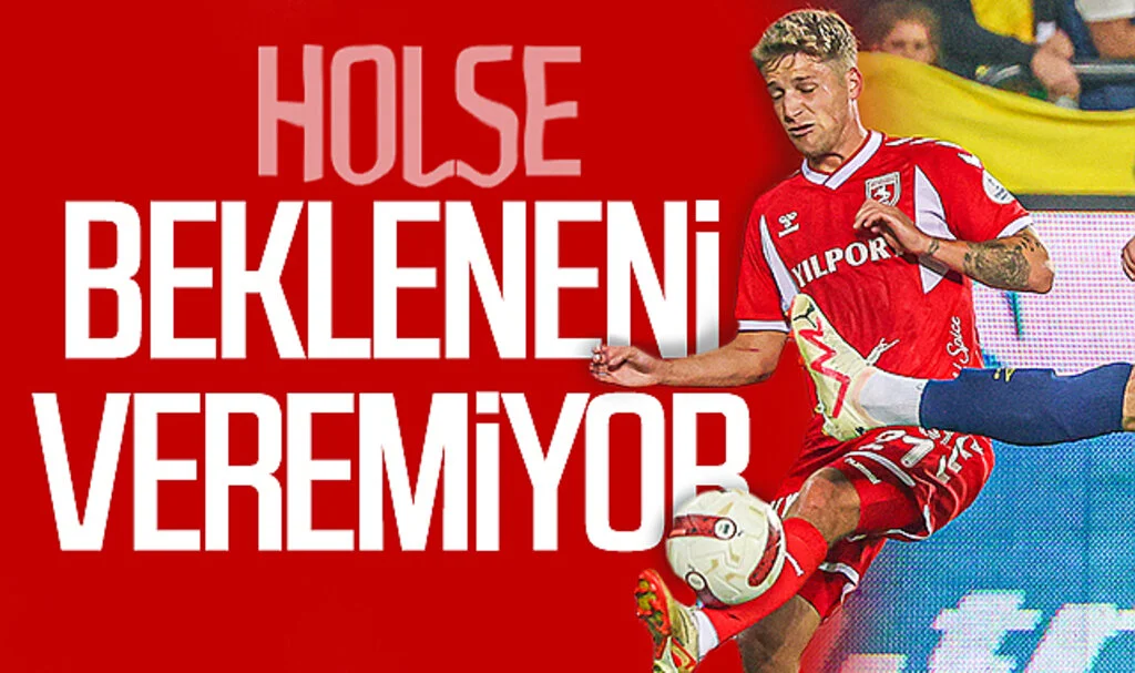 Samsunspor'da Carlo Holse bekleneni veremiyor