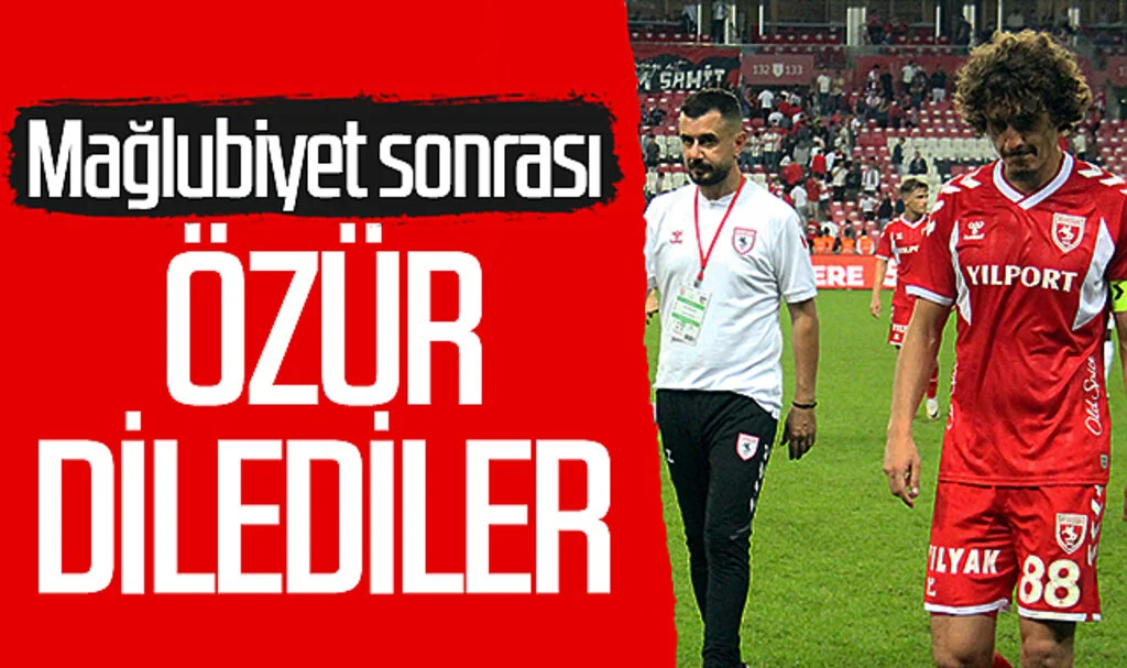 Samsunspor’da Emre Bayraktar ve Osman Çelik maç sonrası özür diledi
