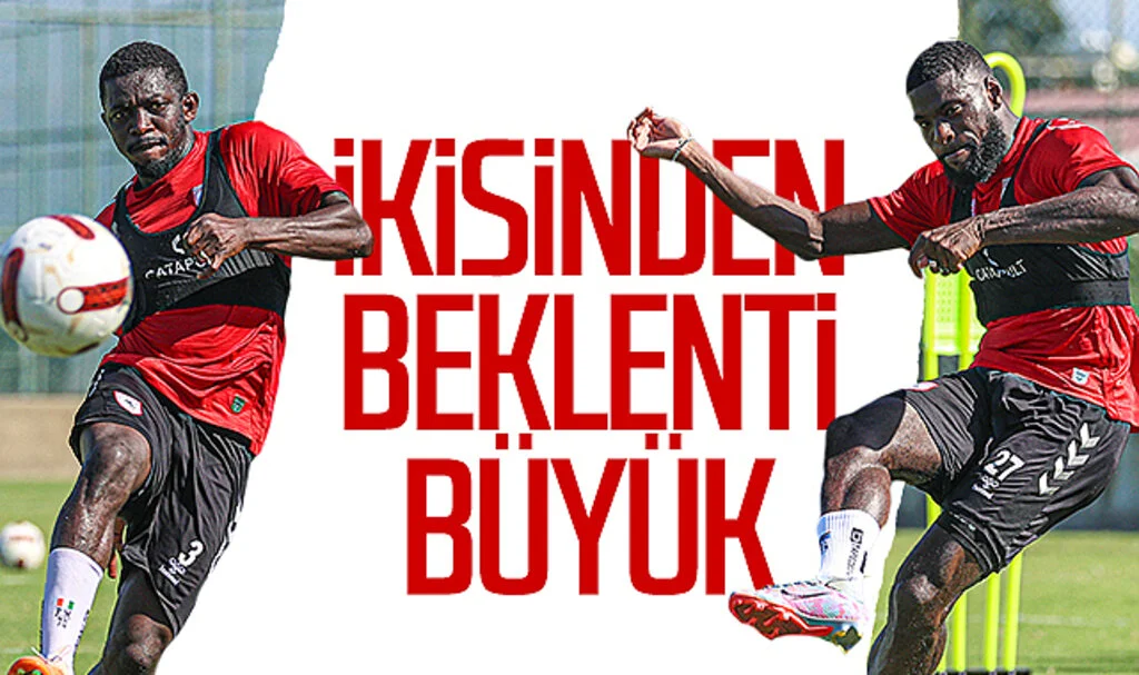 Samsunspor’da Fofana ve Laura’dan beklenti büyük