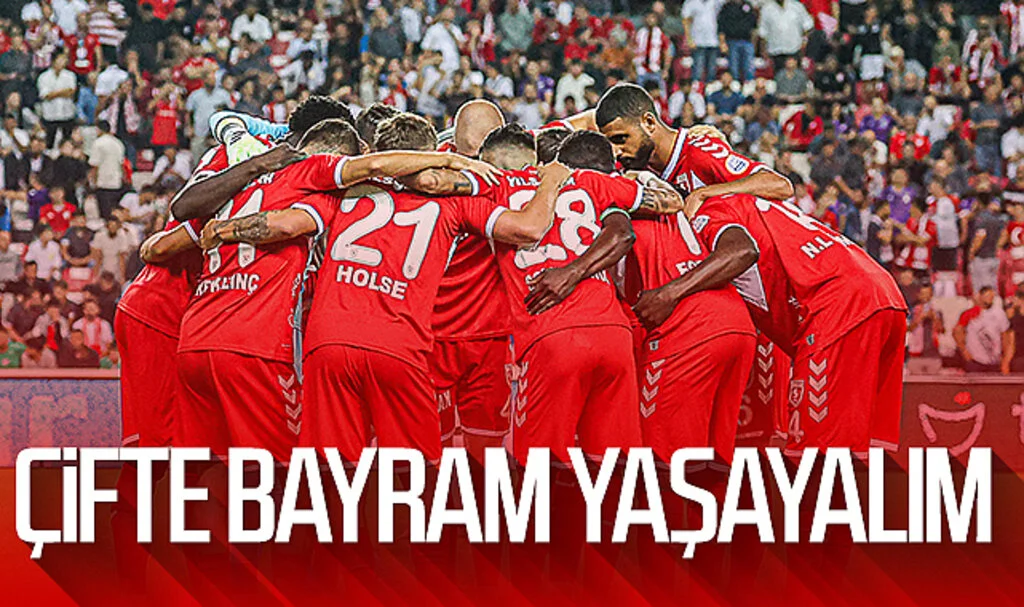 Samsunspor’da hedef galibiyet alıp çifte bayram yaşatmak