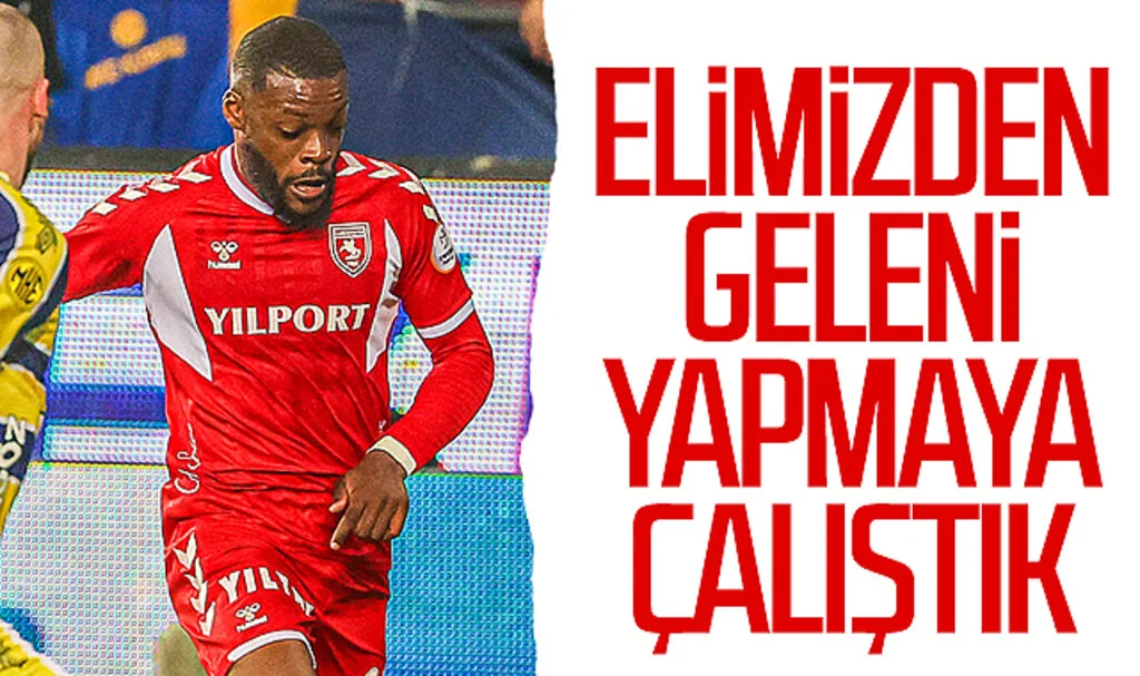 Samsunspor’da Ntcham’dan Ankaragücü maçı sonrası açıklama: ‘Elimizden geleni yapmaya çalıştık’