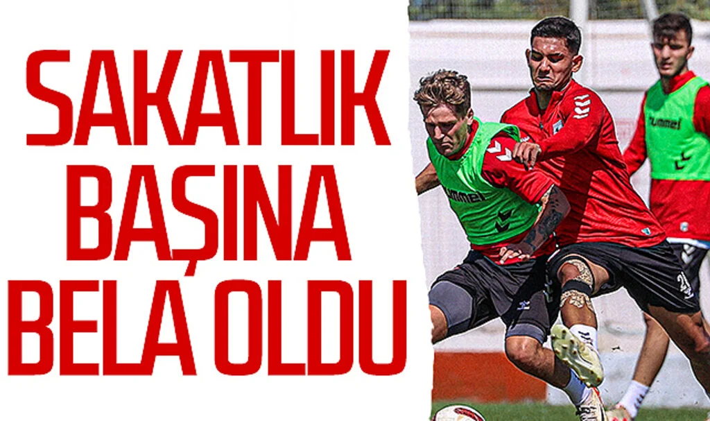 Samsunspor’da sakatlık genç oyuncunun başına bela oldu