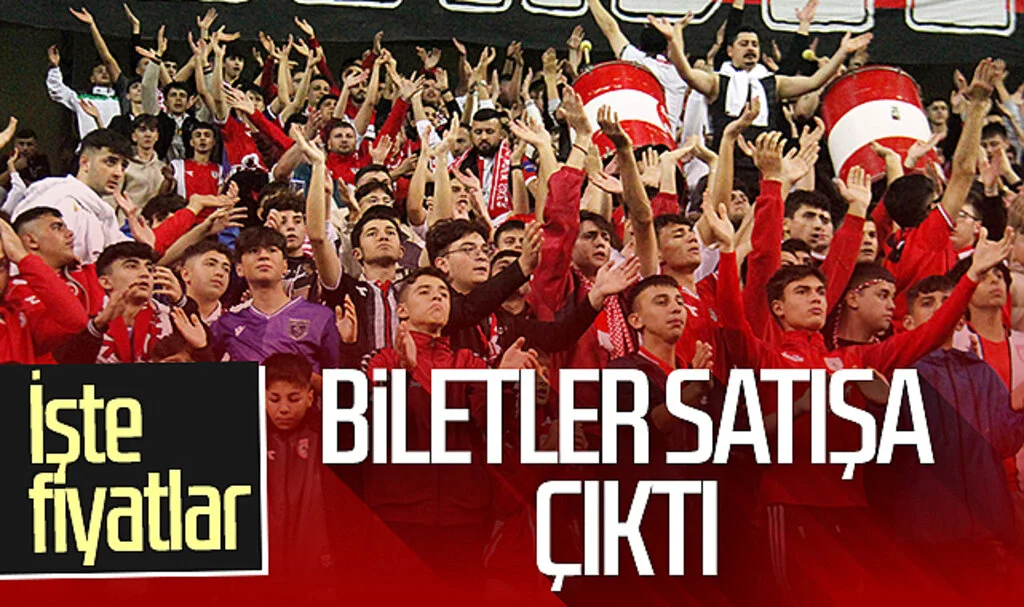 Samsunspor – Hatayspor maçı biletleri satışa çıktı! İşte fiyatlar...