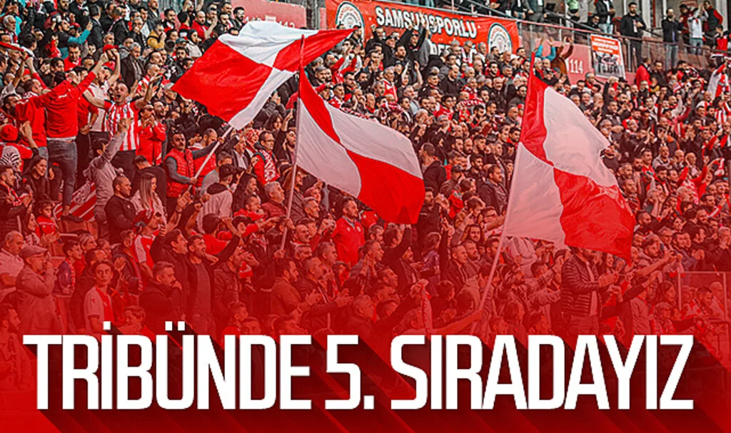 Samsunspor Süper Lig taraftar ortalamasında 5. sırada