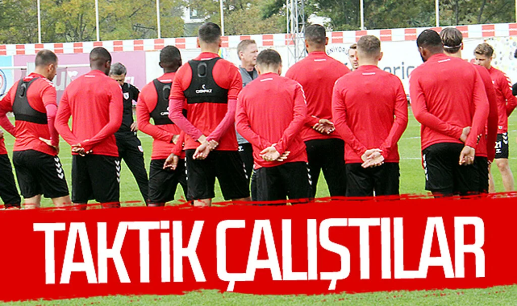 Samsunspor taktik çalıştı