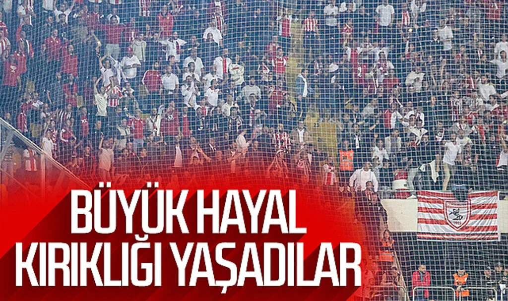 Samsunspor taraftarı büyük hayal kırıklığı yaşadı
