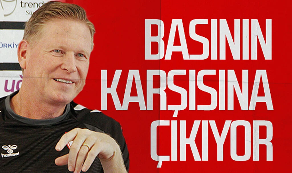 Samsunspor Teknik Direktörü Markus Gisdol basının karşısına çıkıyor