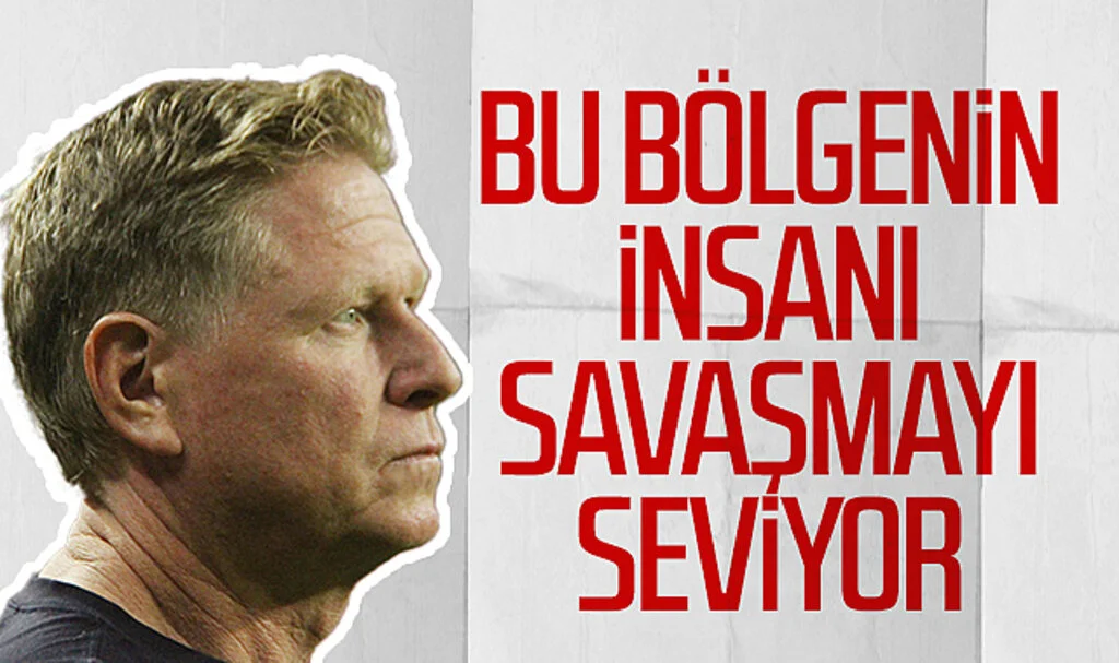 Samsunspor Teknik Direktörü Markus Gisdol: Bu bölgenin insanı savaşmayı seviyor