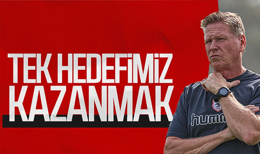 Samsunspor Teknik Direktörü Markus Gisdol: Tek hedefimiz kazanmak