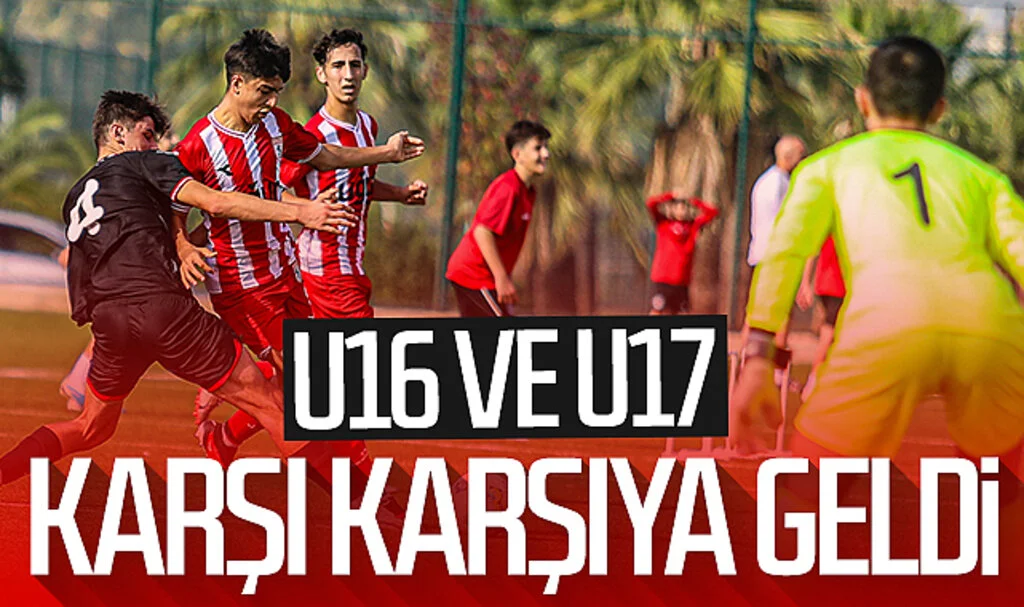 Samsunspor U16 ve 17 takımı hazırlık maçı yaptı