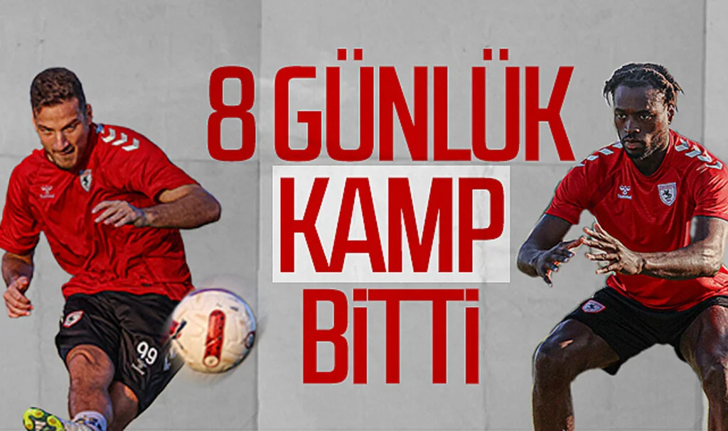 Samsunspor'un 8 günlük kampı bitti