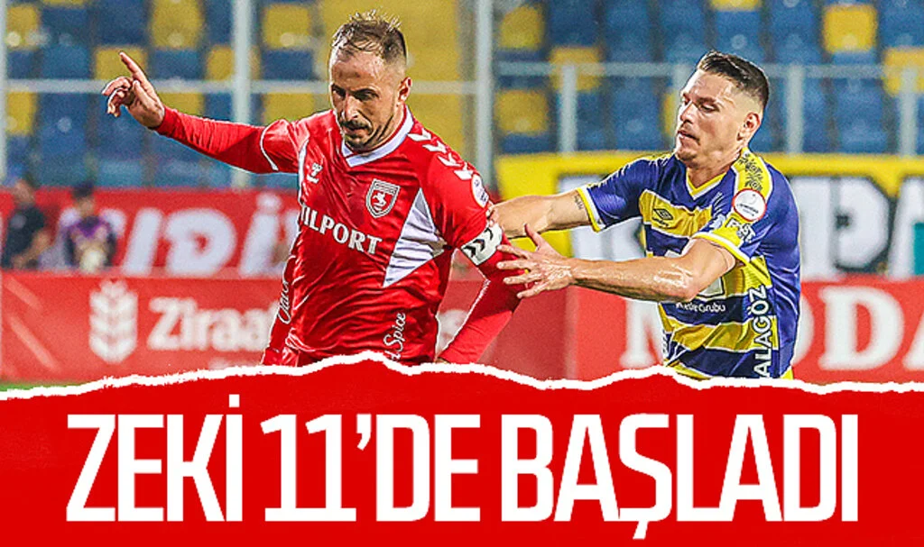 Samsunspor'un Ankaragücü maçında Zeki Yavru ilk 11'de başladı