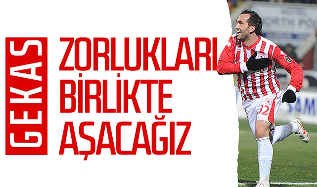 Samsunspor'un eski futbolcusu Gekas: Zorlukları birlikte aşacağız