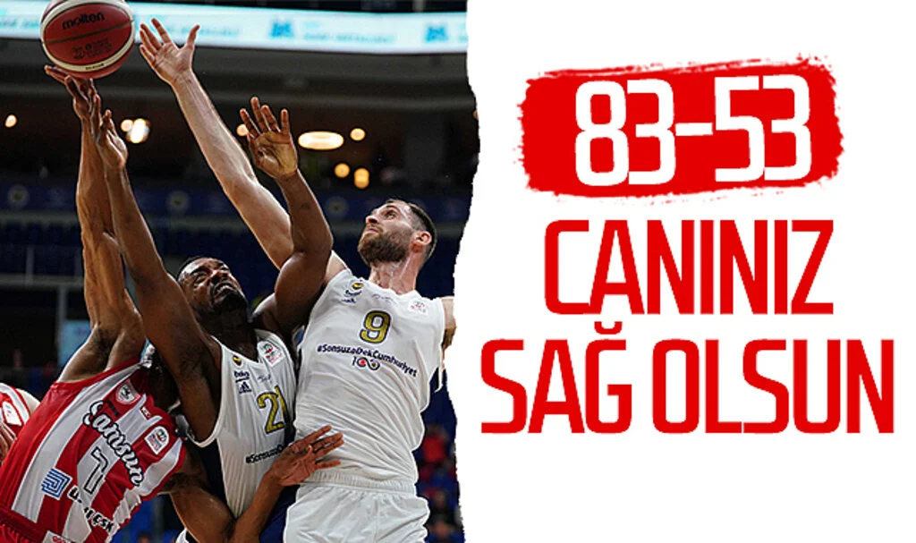 Son Dakika! Fenerbahçe Beko:83 - Reeder Samsunspor:53 (Maç Sonucu)
