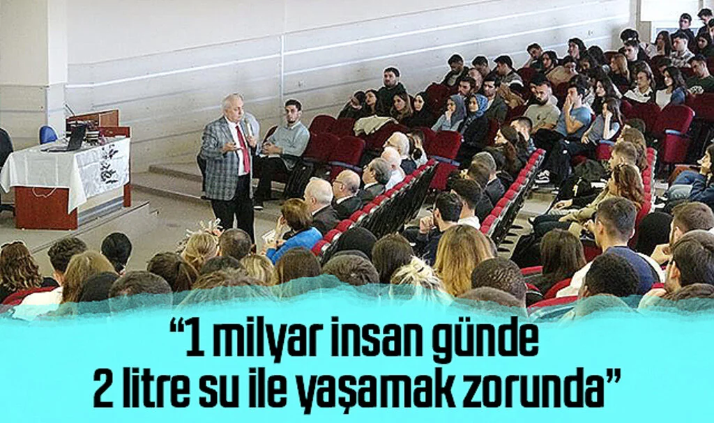 Su uzmanı profesör açıkladı: "1 milyar insan günde 2 litre su ile yaşamak zorunda"