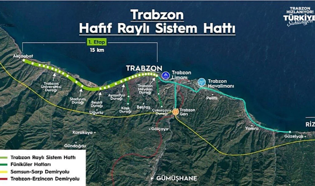 Trabzon raylı sisteme kavuşuyor