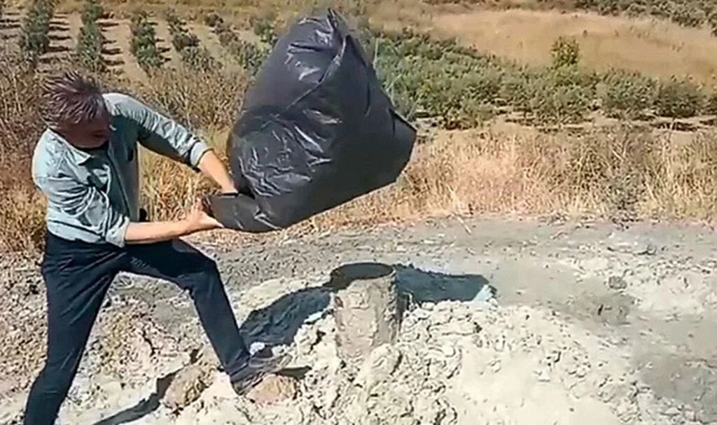 Yer: Tekirdağ! Su ararken gaz buldular, test yapmak için poşete doldurdular