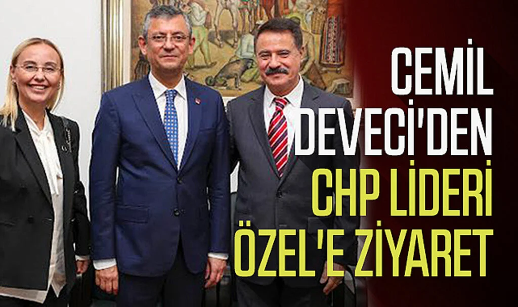  Atakum Belediye Başkanı Av. Cemil Deveci'den CHP lideri Özel'e ziyaret
