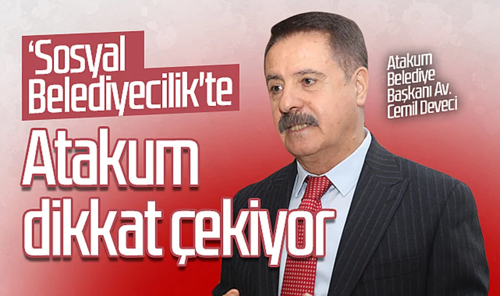 Sosyal Belediyecilik'te Atakum dikkat çekiyor