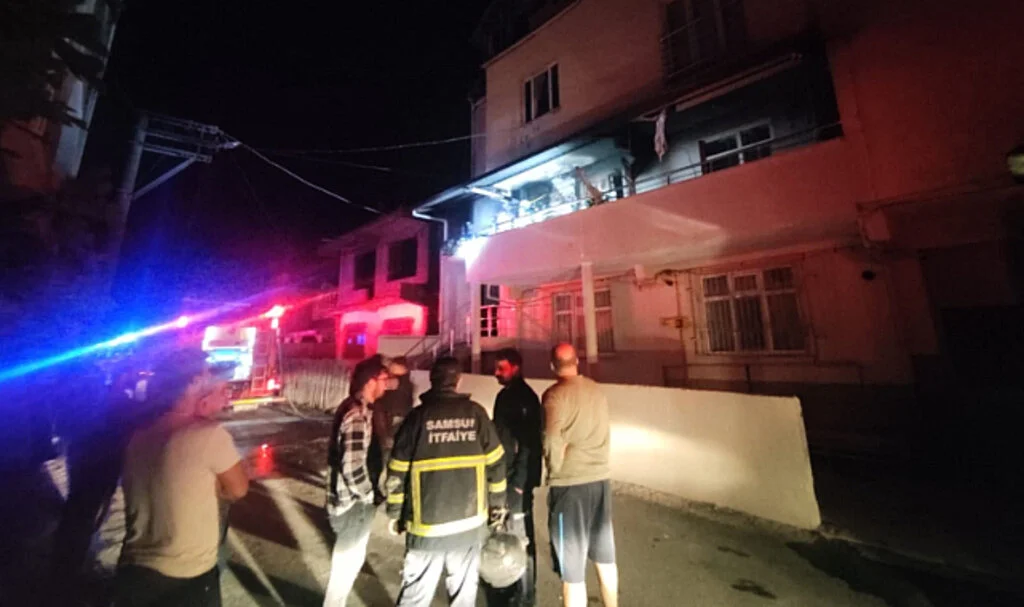 Kombi bomba gibi patladı