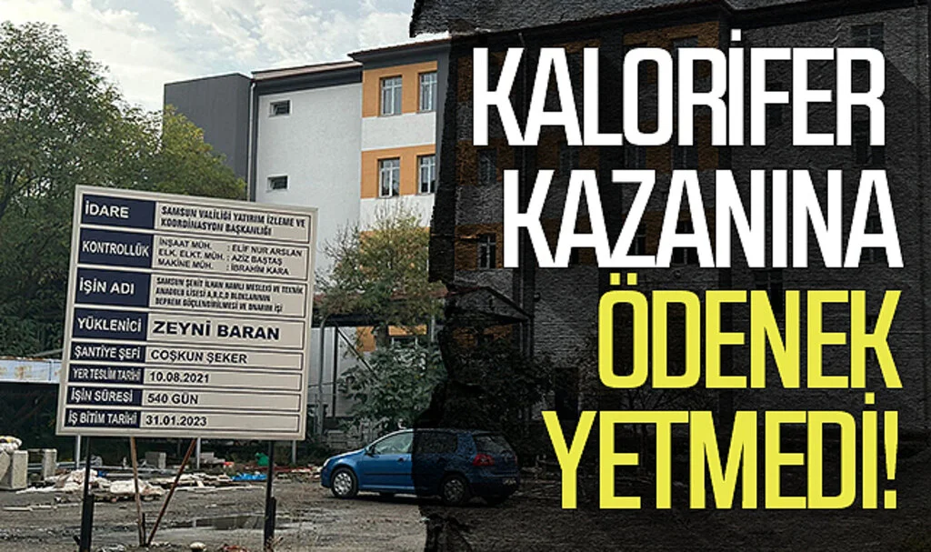 Kalorifer kazanına ödenek yetmedi!